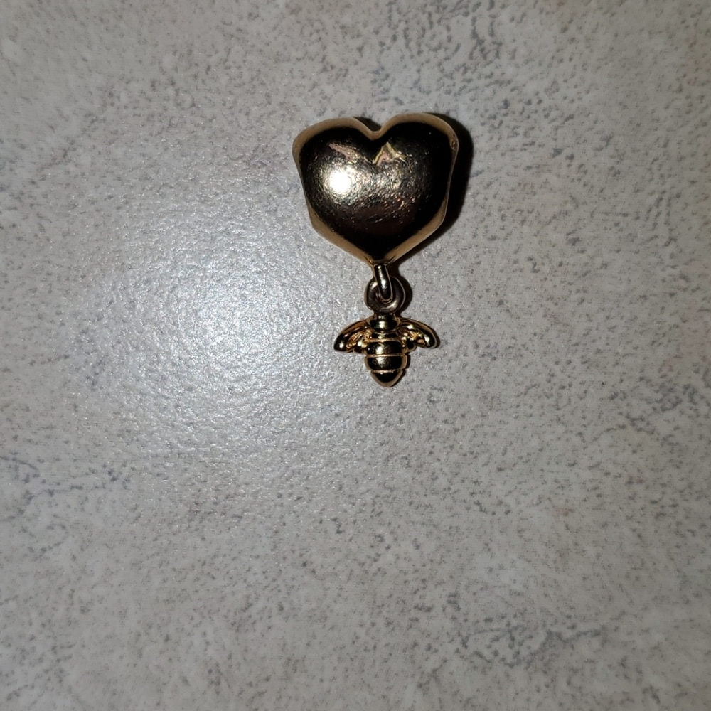Pandora Gold Bee Dangle Charm